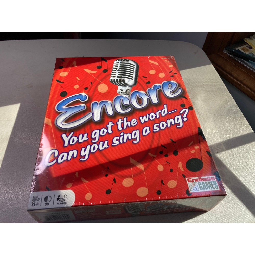 Endless Games Encore Board Game New Sealed Singing Lyrical Party Game 300